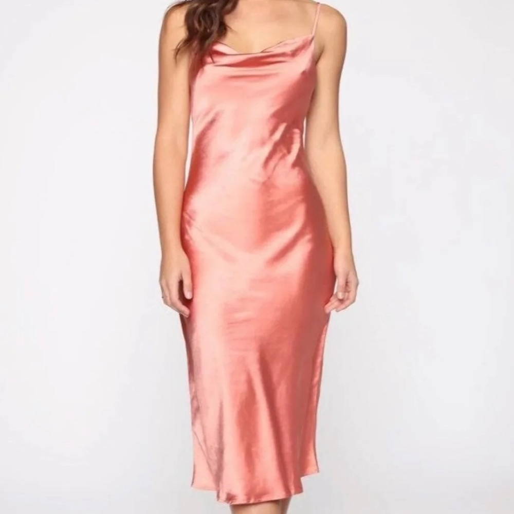 Pink Midi Dress